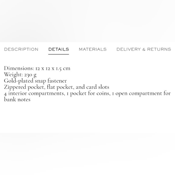 Polène Numéro Sept Wallet Smoth Leather Wallet In Burgundy - Picture 10 of 10